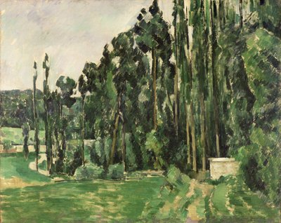 The Poplars, ca 1879-82 (olja på duk) av Paul Cézanne