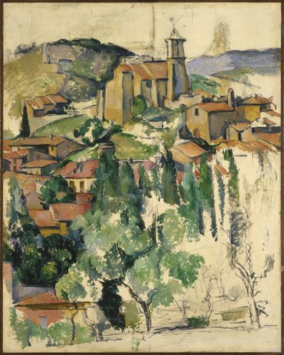 Byn Gardanne av Paul Cézanne