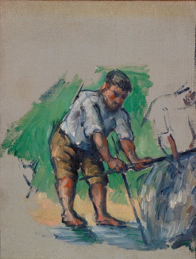 Brunnsborraren (Le Foreur) av Paul Cézanne