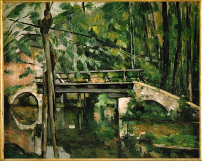 Bron i Maincy (olja på duk) av Paul Cezanne