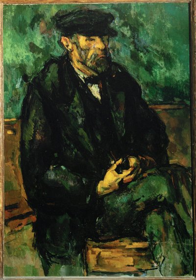 Sjöfararen (målning på duk) av Paul Cezanne