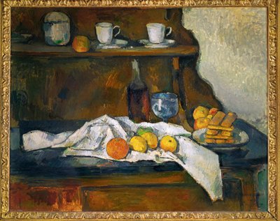 Skänk (målning på duk) av Paul Cezanne