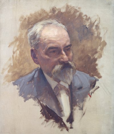 André Theuriet (1833-1907) (olja på duk) av Paul Chabas