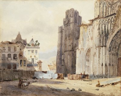 Kölns katedral av Paul Constantin Dominique Tetar van Elven
