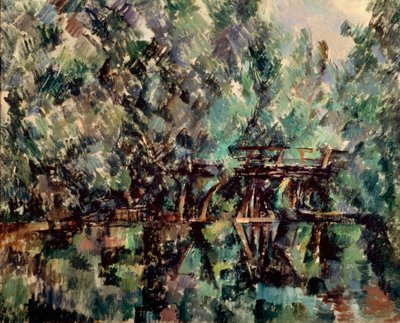 En bro över en damm, c1898. av Paul Cézanne