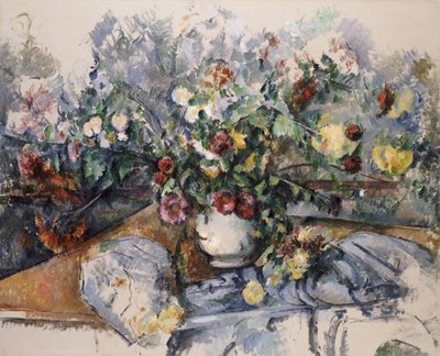 En stor bukett blommor, ca 1892-95 av Paul Cézanne