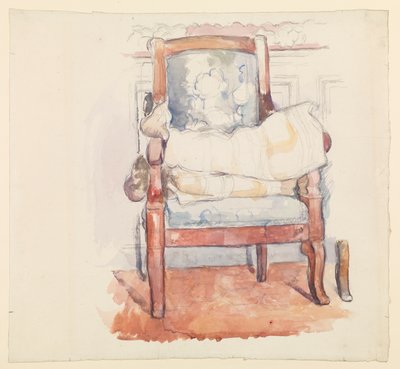 Fåtölj, ca 1885-90 ca av Paul Cézanne