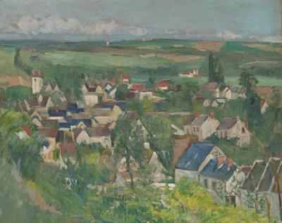 Auvers, Panoramautsikt av Paul Cézanne