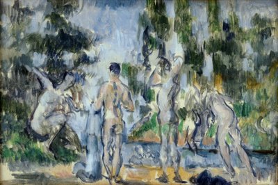 Badgäster av Paul Cézanne