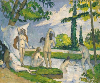 Badgäster, 1874-75. av Paul Cézanne