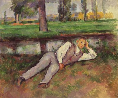 Pojke vilar, ca 1887 av Paul Cézanne