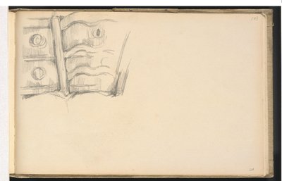 Stol och byrå av Paul Cézanne