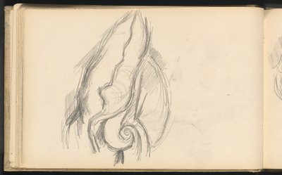 Dyna av en fåtölj av Paul Cézanne