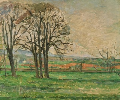De kala träden vid Jas de Bouffan. 1885-86 av Paul Cézanne