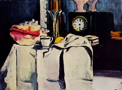 Den svarta marmorklockan av Paul Cézanne