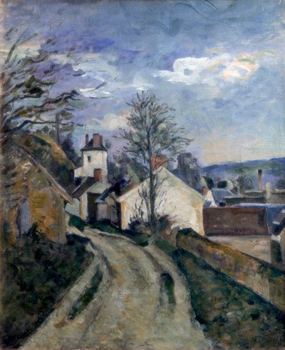 Doktor Gachets hus i Auvers, c1873 av Paul Cézanne