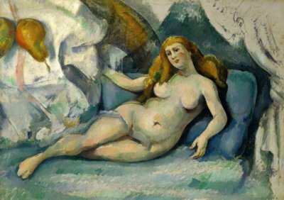 Naken kvinna (Leda II?) av Paul Cézanne