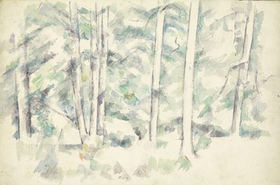 Skog, c.1890 av Paul Cézanne