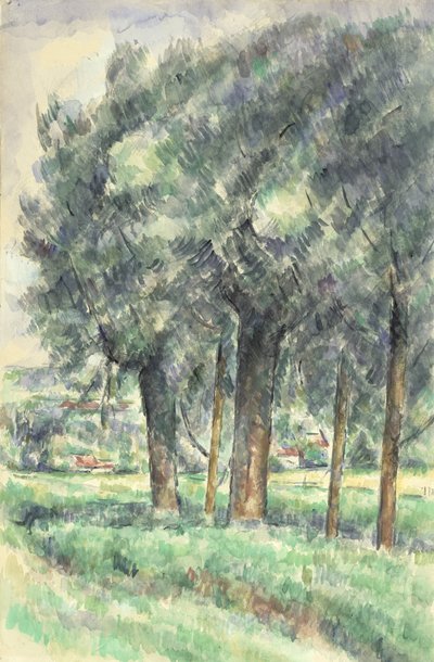 Grupp av träd, 1877-80 av Paul Cézanne