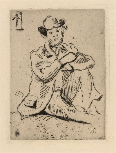 Guillaumin med den hängda mannen av Paul Cézanne