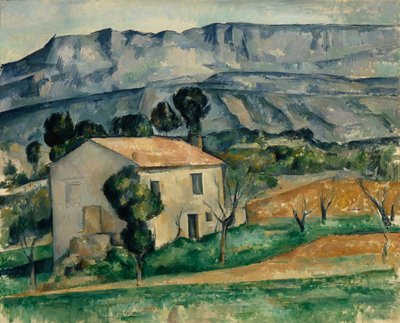 Hus i Provence, 1886-1890 av Paul Cézanne