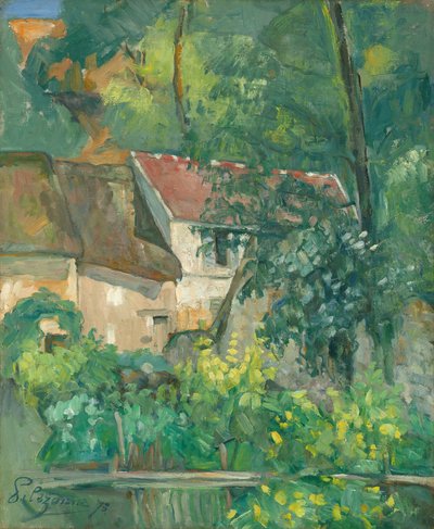 Fader Lacroix hus, Auvers-sur-Oise av Paul Cézanne