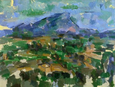Berget Sainte-Victoire av Paul Cézanne