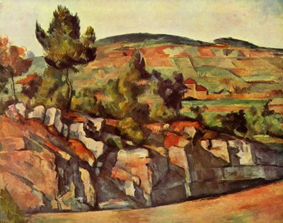 Vägen i Provence av Paul Cézanne