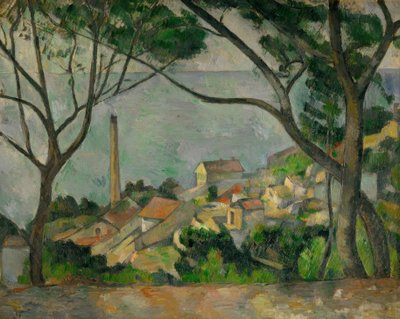 Havet vid Estaque av Paul Cézanne