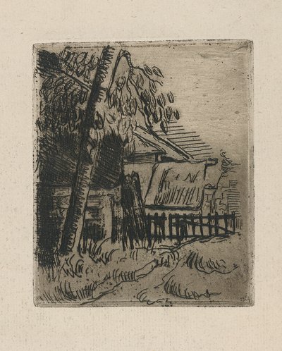 Landskap vid Auvers av Paul Cézanne