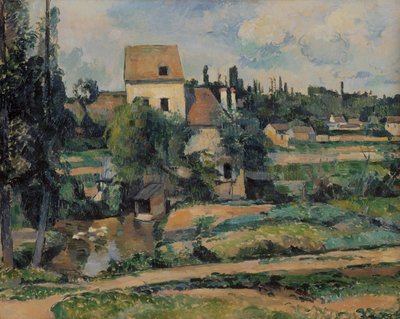 Kvarnen på ormen i Pontoise av Paul Cézanne