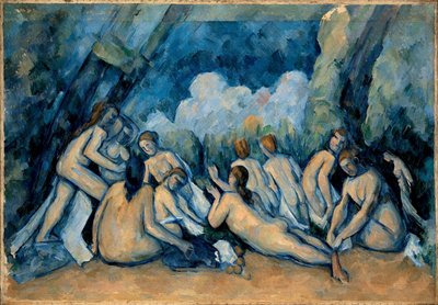 De stora badarna av Paul Cézanne