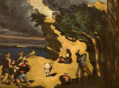 Åseltjuvarna av Paul Cézanne
