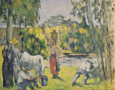 Livet på fälten, c.1875 av Paul Cézanne