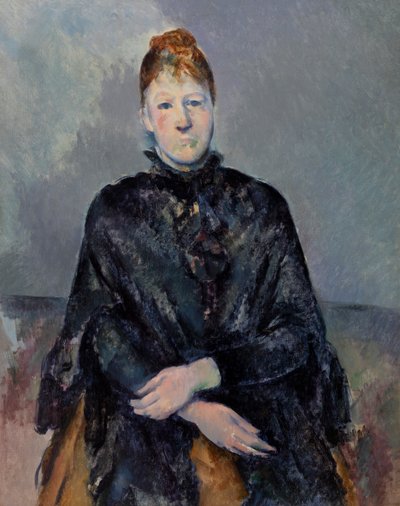 Madame Cezanne av Paul Cézanne