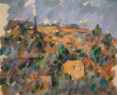 Hus på en kulle, Provence av Paul Cézanne