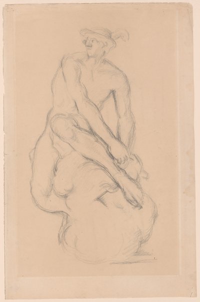 Mercury (efter Pigalle) av Paul Cézanne