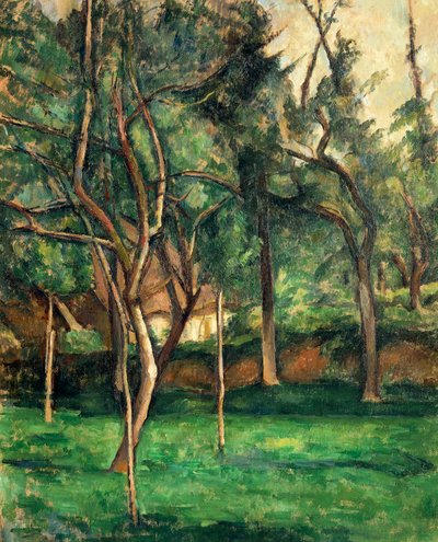 Fruktträdgård av Paul Cézanne