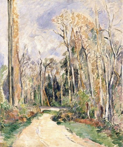 Stig vid ingången till skogen, c.1879 av Paul Cézanne