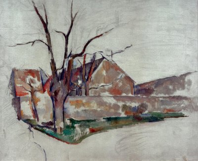 Vinterlandskap av Paul Cézanne