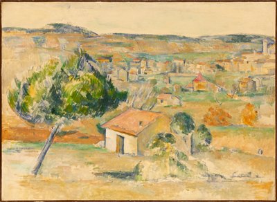 Plaine provençale Slätt i Provence, 1883-1885. av Paul Cézanne
