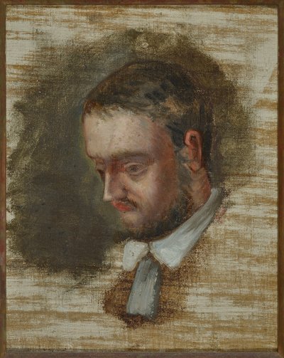 Porträtt av Emile Zola av Paul Cézanne