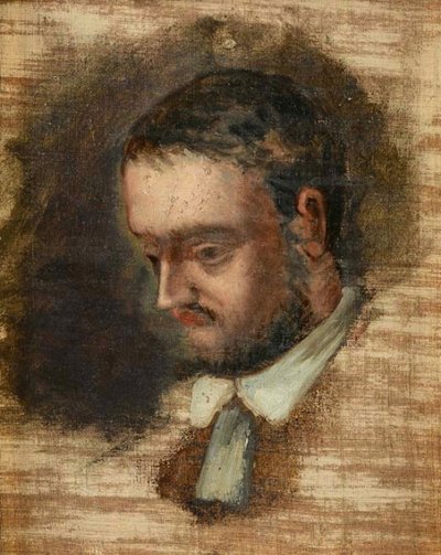 Porträtt av Émile Zola 1840-1902, ca 1862-1864. av Paul Cézanne