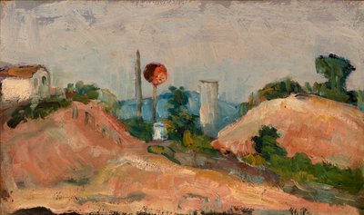 Railroad Cut av Paul Cézanne