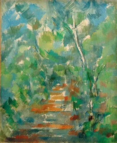 Sousbois provençal av Paul Cézanne
