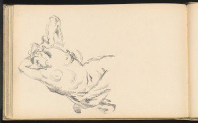 Studie av den allegoriska figuren Bellona i Rubens "The Apotheosis of Henri IV" av Paul Cézanne