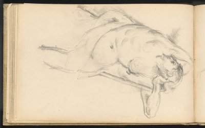 Studie av den allegoriska figuren Bellona i Rubens "The Apotheosis of Henri IV" av Paul Cézanne