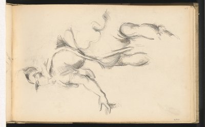Studie av den allegoriska figuren Frankrike i Rubens