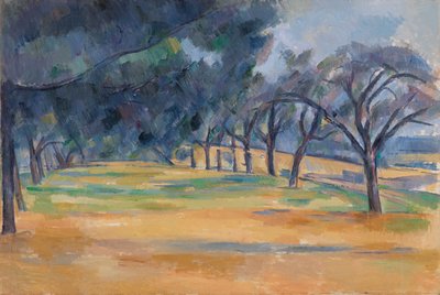 The Alley at Marines av Paul Cézanne