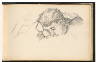 Konstnärens son läser, ca. 1887. av Paul Cézanne